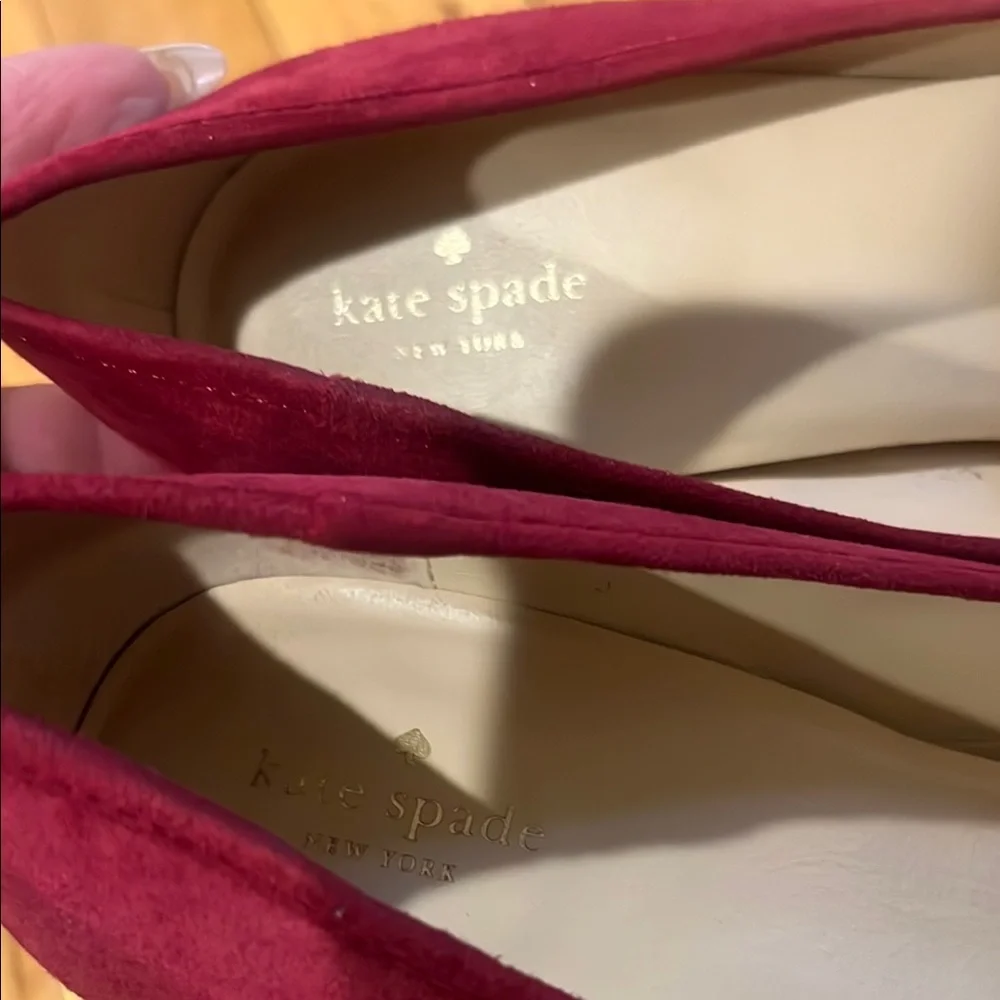 Kate Spade Red Heels Elegant Pumps